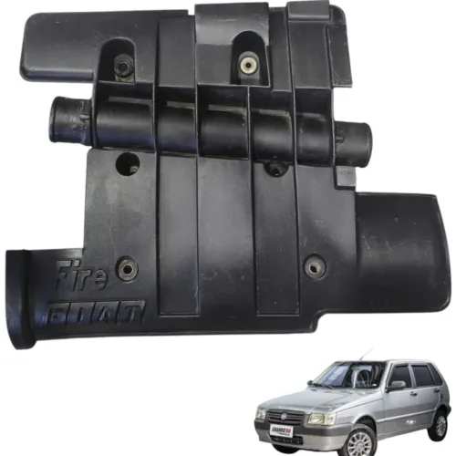 Tampa Capa Motor Fiat Uno Mille V19 55180199 Preto