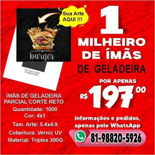 Imãs de Geladeira