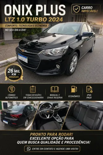 Chevrolet Onix Plus LTZ 1.0 12V TB Flex Aut. 4P 2024