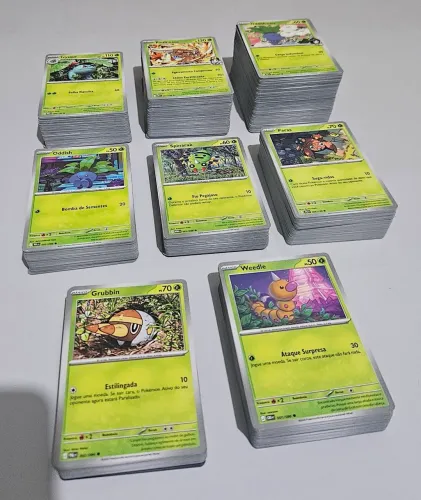 Lote 660 cartas Pokemon TCG, NENHUMA REPETIDA.