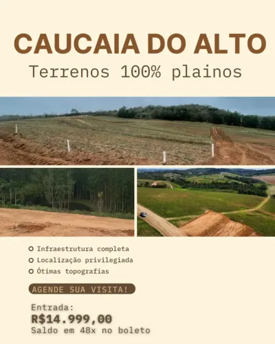 Quem quer terreno em Caucaia do Alto precisa ver isso HOJE  Clique e fale comigo!