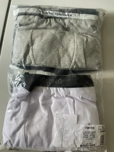 Kit com 10 cuecas boxer Hering Tamanhos (M, G e XG)