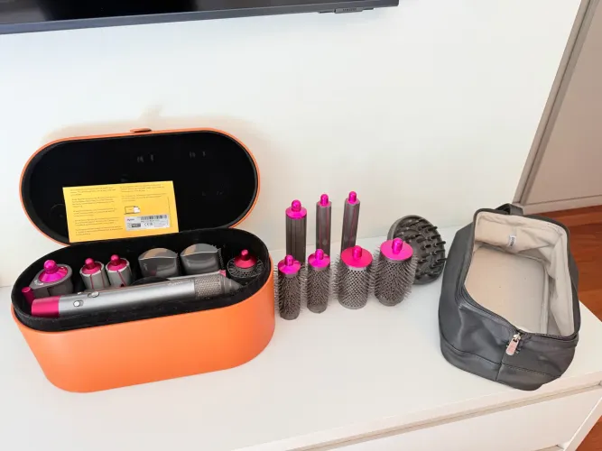 Secador DYSON PINK ORIGINAL COM 09 itens extras.