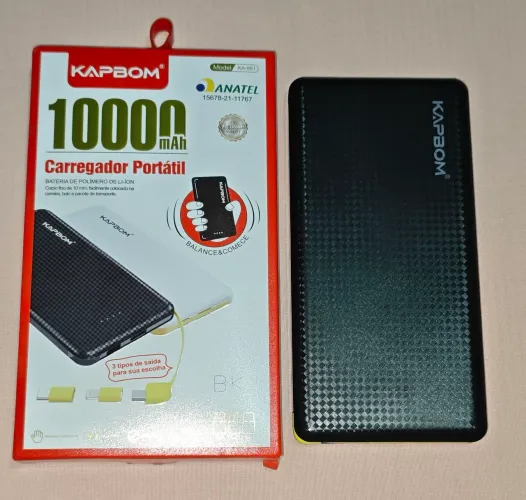 Carregador Portátil Kapbom 10000 mAh