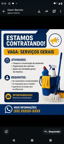 Aux. De serviços gerais