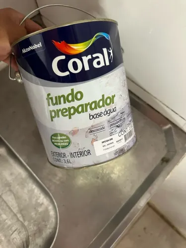 fundo preparado coral