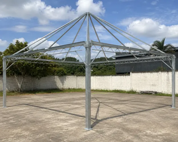 Vendo Estrutura tenda ferro Galvanizada 