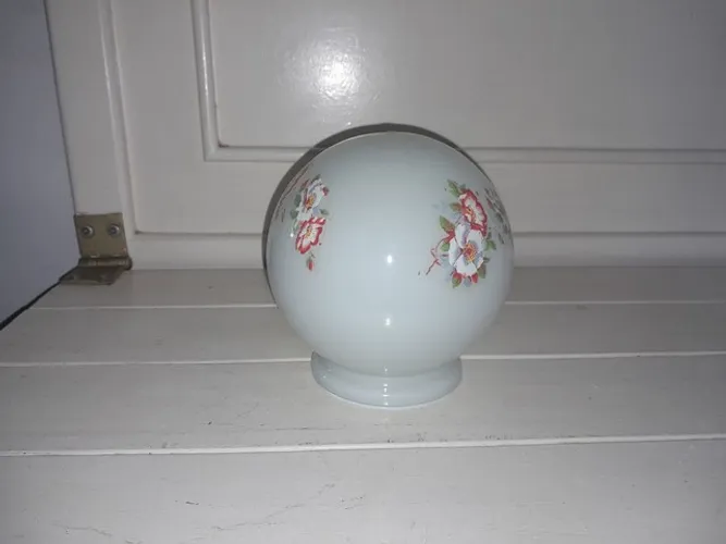 Globo De Vidro Leitoso Fosco .