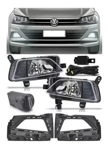 Kit Farol Milha Polo Virtus 2018 2019 20 2021 + Tiger Auto