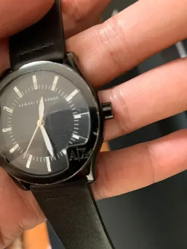 Relogio Armani Masculino - Pulseira em couro - Original