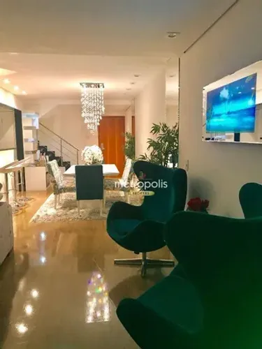 Apartamento com 2 dormitórios à venda, 170 m² por R$ 1.700.000,00 - Jardim - Santo André/S