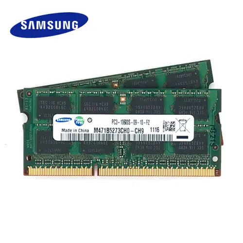 Memória Notebook DDR3 8GB PC3 12800 1600MHz - Samsung