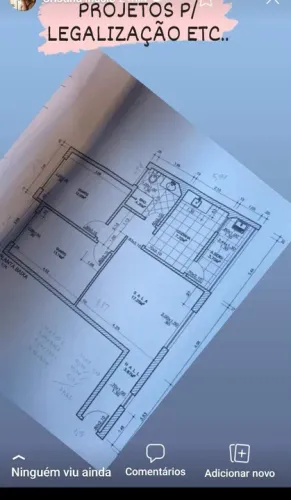 Projeto arquitetonico p/reforma e construção.