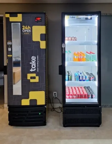 Aluguel de expositor de bebidas tipo cervejeira -6°C