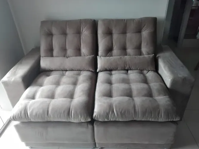 IMPERDÍVEL - SOFA NOVO RETRÁTIL E RECLINÁVEL - SOFA 3 LUGARES