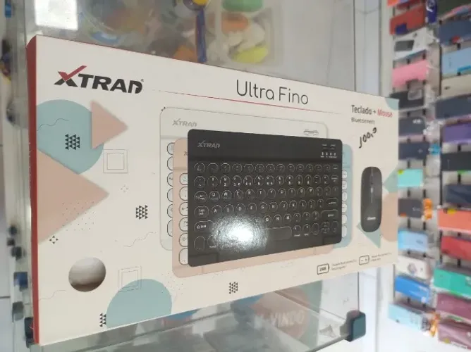 Kit Teclado + Mouse Sem Fio - Ultrafino