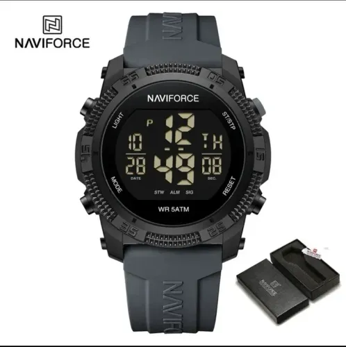Relógio Masculino Digital Naviforce - Esportivo - Preto