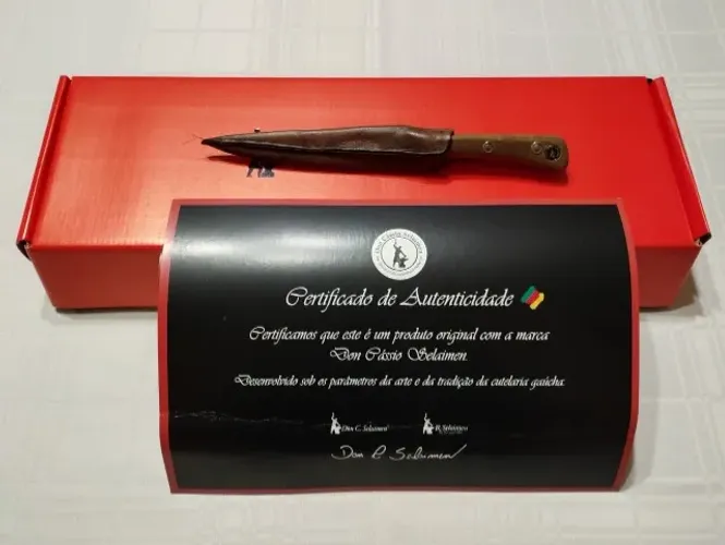 Faca Don Cássio Selaimen Farroupilha 6"
