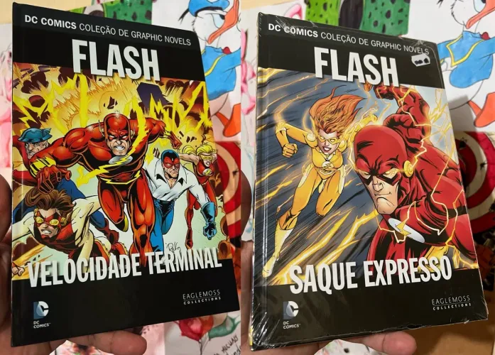 Flash velocidade terminal e Saque expresso eaglemoss capa dura