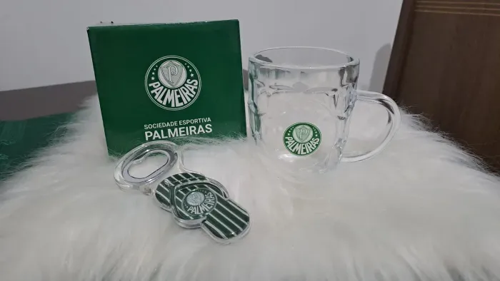 Caneca e Abridor do Palmeiras
