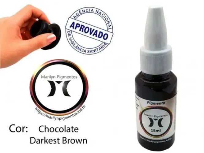 Pigmento Marilyn 15ml -  Chocolate Darkest Brown
