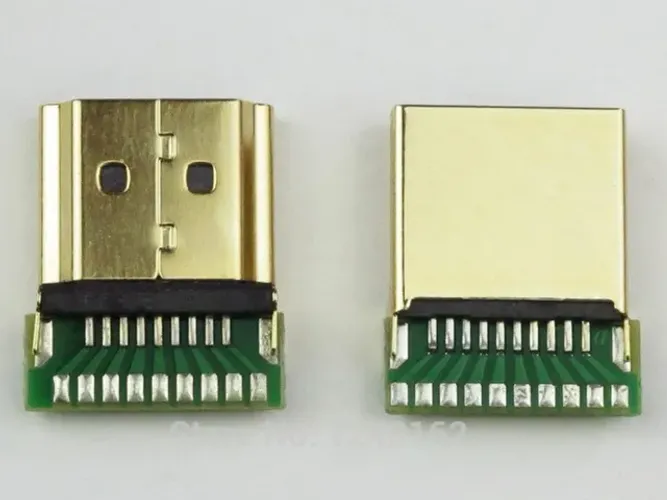 Plugues HDMI macho banhados