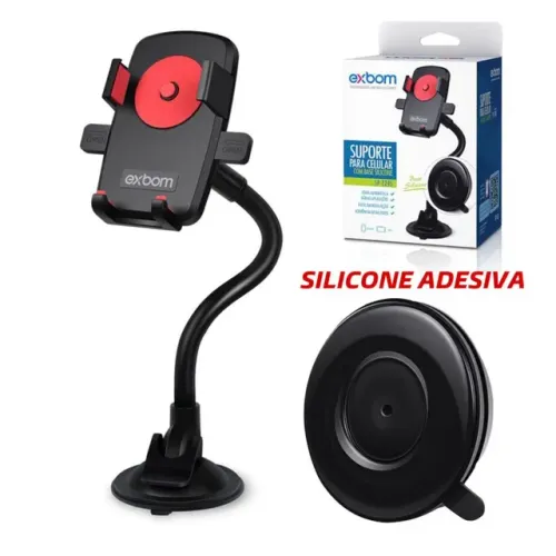 Suporte universal para celular parabrisa vidro carro