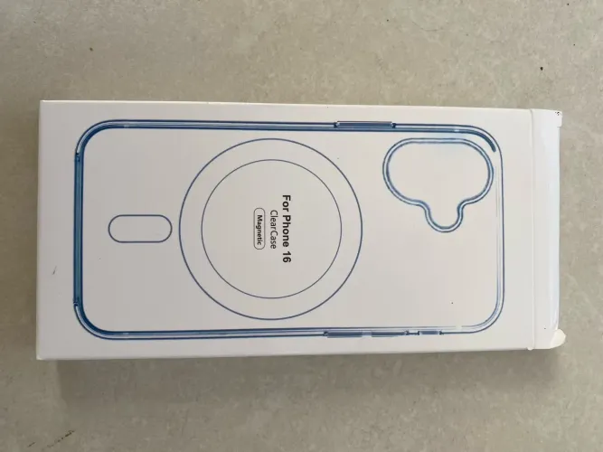 Capinha Magnética Transparente para iPhone 16