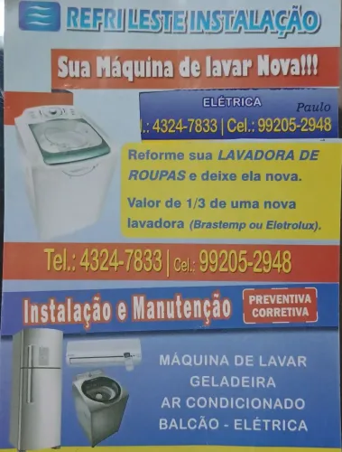 Consertos Lavadoras, Geladeiras etc 