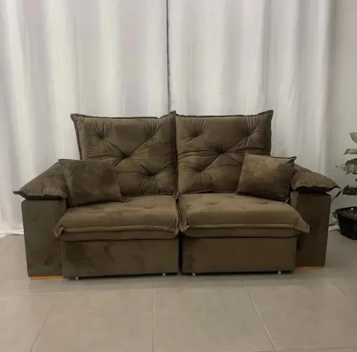 Sofa retratil reclinavel molas espuma D28
