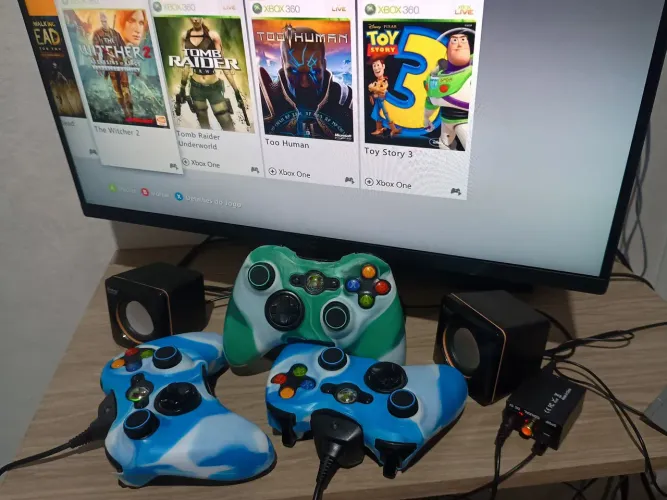 Xbox 360 slim bloqueado e Monitor game