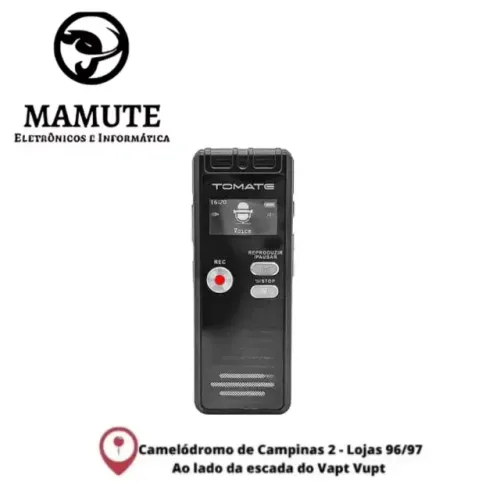 Gravador De Voz Digital 8gb - Tomate
