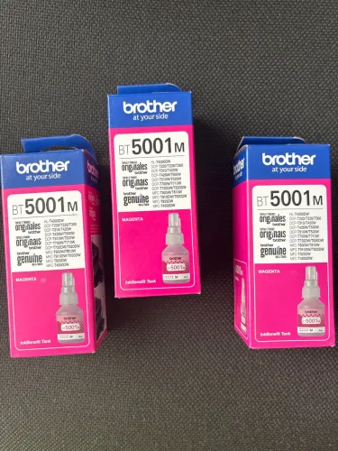03 unidades - Tinta Impressora Brother (BT5001M) 