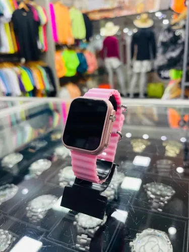 Relógio Led Rosa 