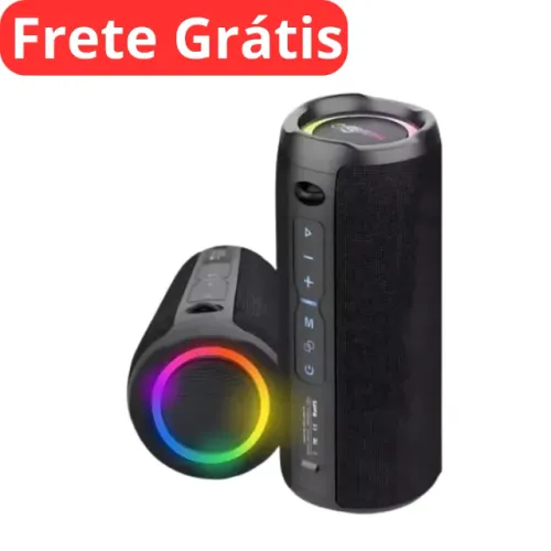 Caixa de Som 2x10W Bluetooth 5.0 Bateria 3600mAh Imenso X22