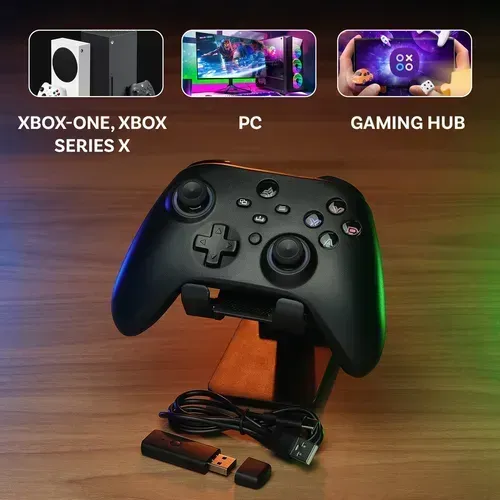 Lacrado Controle Gamer Xbox One Série X PC Sem Fio Knup KP-GM035