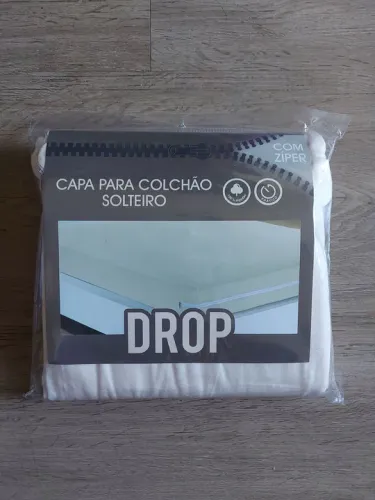 Capa para Colchão Solteiro com Zíper - nova