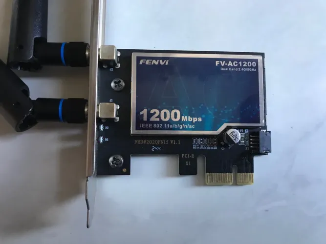 Placa pci wifi wireless dual band fenvi 1200mb