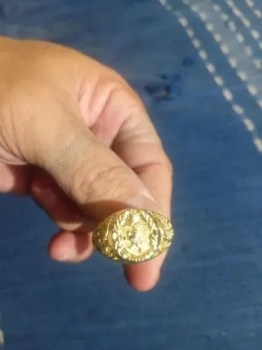 Anel masculino dourado*novo*!