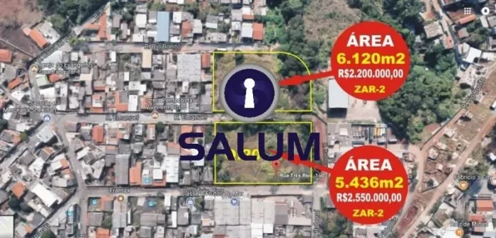 EXCELENTES ÁREAS 12.000m2 TOTAL - IDEAL P/ GALPÕES