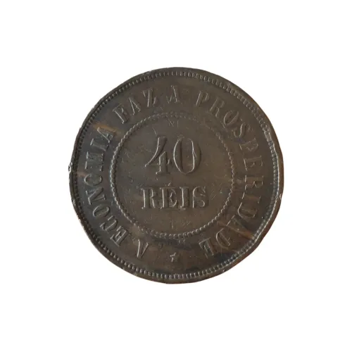 Moeda 40 Reis 1908