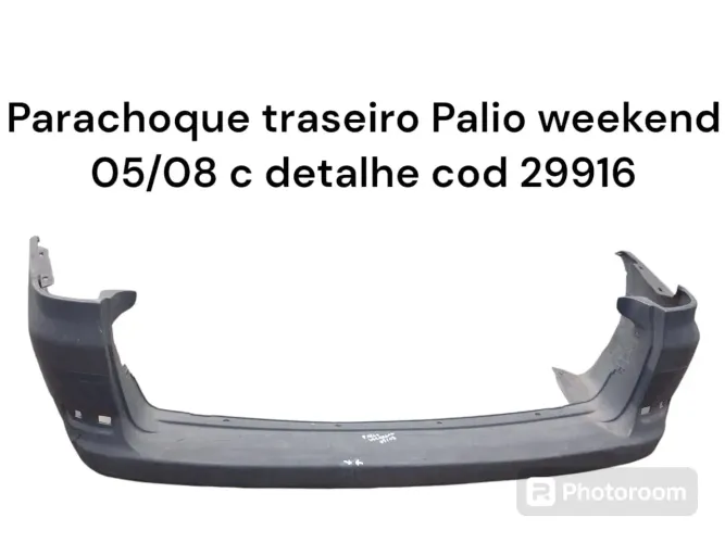 Parachoque traseiro palio weekend 