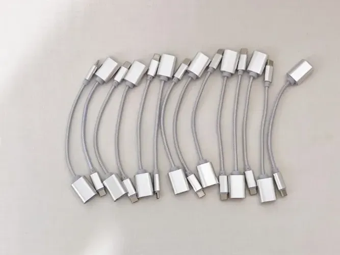 14x Cabo OTG / Adaptador USB-C para USB-A