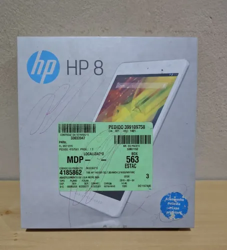 Caixa Para Tablet HP 8 - Usada em Bom Estado