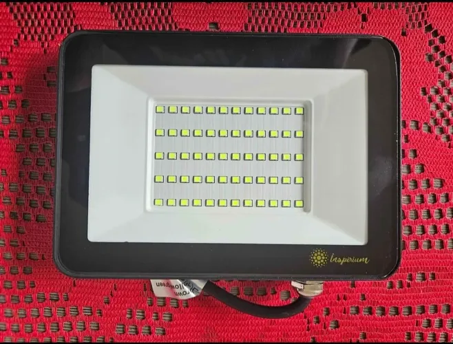 refletor led 100w luz verde