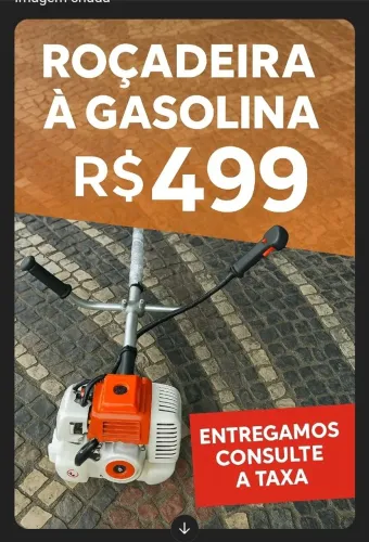 Roçadeira a Gasolina 65cc499- R$499