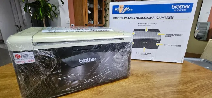 Impressora Laser Brother HL-1212W Monocromática - Wireless - Seminova e revisada!!!