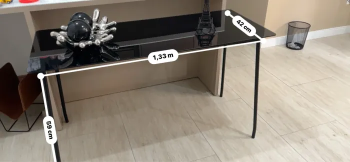 Mesa Tampo de Vidro TokStok