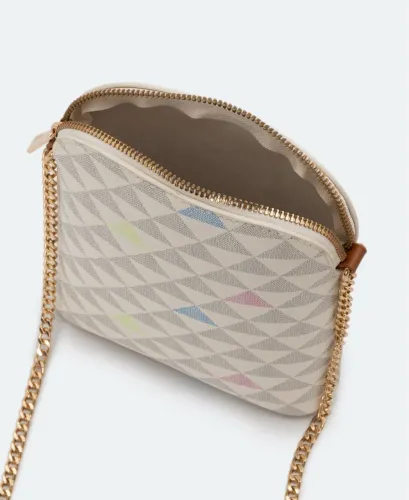 Bolsa  com Alça de Corrente SATINATO