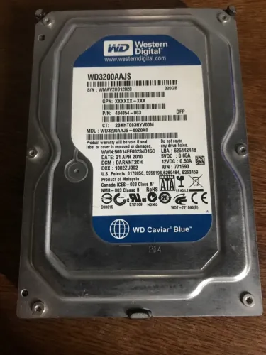 HD Western Digital Caviar Blue 320GB